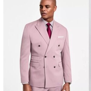 NWT TAYION MONTEE HOLLAND Mens Double Breasted Blazer Jacket Lilac Size 42S $360